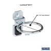 2-1-2 In. Single Ring 1-3-4 In. I.D. Steel Tool Holder for LocBoard, PK5  54117