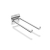 5-3/4 In. Double Rod 80 Degree Bend Steel Pegboard Hook for LocBoard, PK5