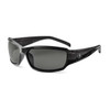 THOR, Safety Glasses, Uncoated, Smoke Lens, Black Frame, Full-Frame, Polarized