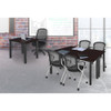 Kee Regency Kee Post Table Legs - Black, PK4 MTBP27BK