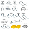 26 pc. Pegboard Hook & Bin Assortment for 1-8 In. and 1-4 In. Pegboard  901