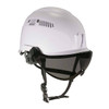 Ergodyne 8975V Anti-Fog Smoke Lens White Class C Safety Helmet with Visor 8975V