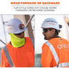 Ergodyne Orange Class C Hard Hat Cap Style Vented 8972-LED