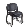 Kee Round Table & Chair Set, Wood, Metal, Polypropylene Top, Maple  TB48RNDPLBPBK44BK