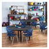 Tables > Height Adjustable > Round Table & Chair Sets, 48 W, 48 L, 23-34 H, Grey
