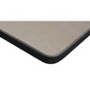 Kee 42 x 24 in. Training Seminar Table- Maple Top, Black Legs  MT4224PLBPBK