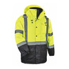 Hi-Vis Parka, 300D Oxford Polyester, Class 3 Type R, Hi-Viz Lime, S