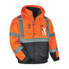 3-in-1 Bomber Jacket, 300D Oxford Polyester, Class 3 Type R, Hi-Viz Orange, 3XL