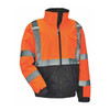 Quilted Bomber Jacket, 300D Oxford Polyester, Class 3 Type R, Hi-Viz Orange, 4XL