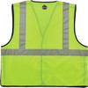 Ergodyne Lime Safety Vest ID Badge Holder,S/M 8216BA