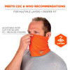 Ergodyne Hi-Vis Orange 2-Layer Cooling Multi-Band, S-M 6489