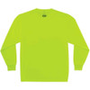 Ergodyne Long Sleeve TShirt,Lime,NonCertified,2XL, Polyester, Lime, 2XL 8091