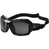 LOKI, Safety Glasses, Uncoated, Smoke Lens, Black Frame, Full-Frame, Polarized  LOKI-PZ