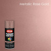 Krylon Fusion All-In-One 12 Oz. Metallic Spray Paint, Rose Gold K02700007