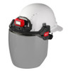 Gray Visor, 9.5 in Height, Not Applicable Suspension, Black, Gray  48-73-1425