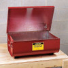 Justrite Rinse Tank, Steel, 11 gal, Red 27311