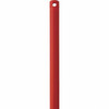 Vikan 1025mm Color Coded Handle, 1 1-4 in Dia, Red, Stainless Steel 29834