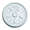 Dart Lid for 2 to 6 oz. Hot Cup, Flat, Vented, White, Pk1000 6JL