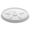Dart Lid for 8 oz. Hot Cup, Flat, Vented, White, Pk1000 8JL