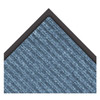 Entrance Mat, Polypropylene, 3/8 in Thick, Blue, 3 ft W x 10 ft L