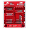 Milwaukee Tool 42 Piece Driver Bit Set, 1/4 in Hex Shank Size 48-32-1554