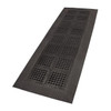 Notrax Interlocking Drainage Runner, 3 ft W x PVC, Black 620S0310BL