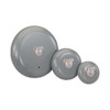 Gong Bell, Bell, Continuous, 102 dBA, Gray, Ceiling; Wall Mount  A6