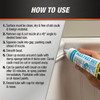 Dap Alex Fast Dry 5.5 Oz. White Siliconized Acrylic Latex Caulk  7079818408 796789