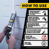 OSI QUAD MAX 9.5 Oz. Sealant, Beige 1869413 771308