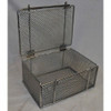 Rectangular Parts Washing Basket, #4 Mesh Size, Stainless Steel, Silver  00-00304002-31