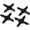 Raindrip 1-4 In. Tubing Barbed Cross Coupling (4-Pack) R399CT 704031