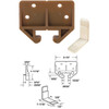 PRIME-LINE 29/32" Brown Track Guide R 7084