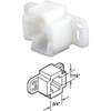 Prime-Line Nylon White Track Socket (2-Pack) R 7261