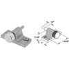 Defender Security Zinc Twist-In Patio Door Lock U 9848