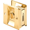 Prime-Line Brass Pocket Door Lock Pull N 6771 200237