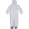 Hooded Disposable Coveralls, M, White, ProShield(R) 60, zipper  NG122SWHMD002500