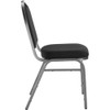 National Public Seating Stacking Chair, 9200 Series, Fabric Black 9260-SV