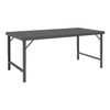Bolted WorkBench, Steel, 72" W, 28" to 42" Height, 2000 lb., Folding
