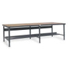 Bolted WorkBench, Steel, 72" W, 28" to 42" Height, 2000 lb., Folding  WBF-3672-95
