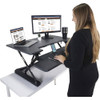 Victor Technology Standing Desk Converter,31 in W,Gray DCX710G