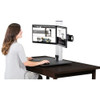 Standing Desk Electric Triple Monitor Standing Desk, 23" D X 28" W X  DC475