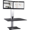 Standing Desk Electric Triple Monitor Standing Desk, 23" D X 28" W X  DC475