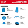 Milwaukee Tool Helmet Sweat Band,Polyester,Blue 48-73-4543