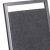 Flash Furniture Dark Gray Banquet Chair,PK2 2-FD-LUX-SIL-DKGY-GG