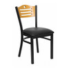 Hercules Restaurant Chair, 16-3/4 in W 21-1/2" L 32-3/4" H, Vinyl Seat