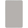 Rectangle Activity Table, 30" W, 72" L, 25.5" H, Laminate, Grey  XU-A3072-REC-GY-H-P-CAS-GG