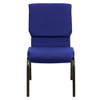 Flash Furniture Fabric Church Chair,Blue XU-CH-60096-NVY-GG