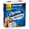 Charmin Ultra Soft Toilet Paper (6 Mega Rolls) 30772165645 Pack of 4 603200
