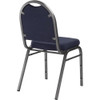 National Public Seating Stacking Chair, 9200 Series, Fabric Blue 9254-SV