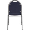 National Public Seating Stacking Chair, 9200 Series, Fabric Blue 9254-SV